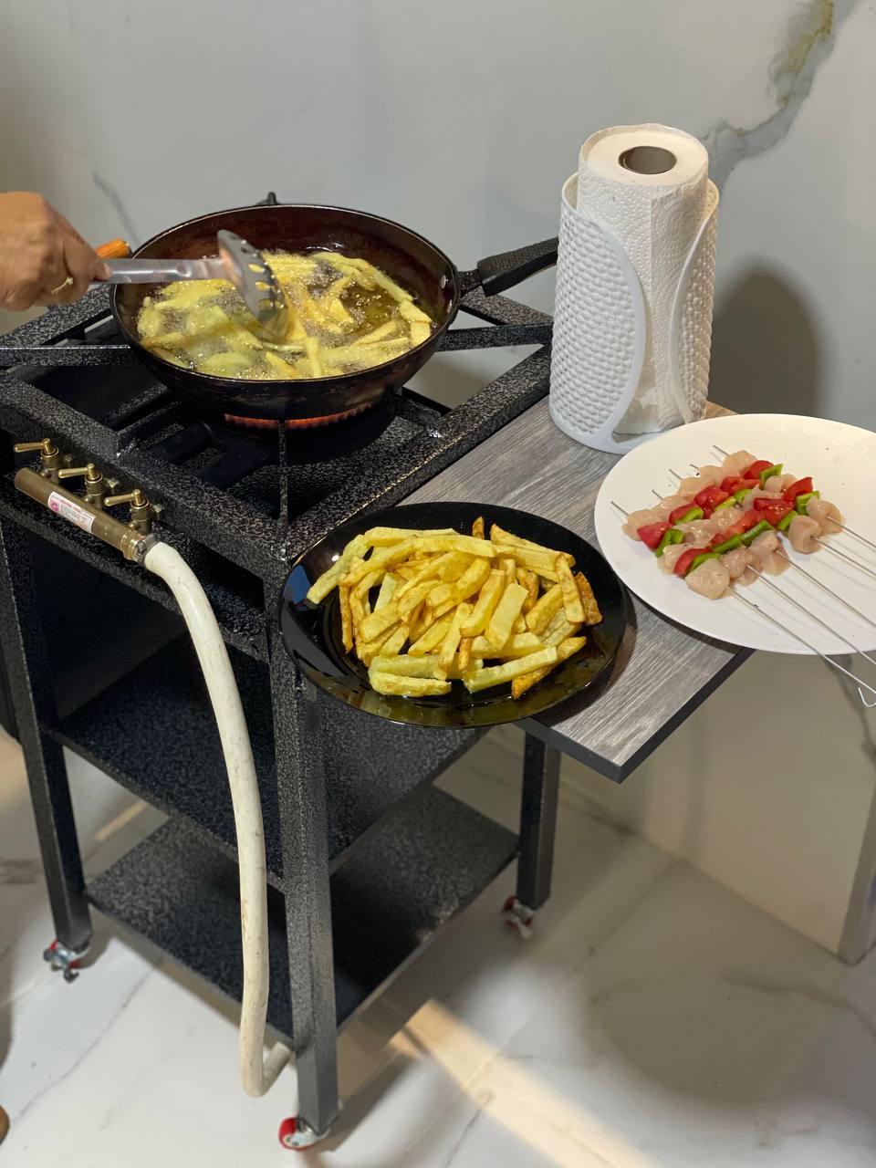 الطابونة المتكاملة 🔥🍳 | شواية فحم + بلاك شوفونت + طابة طابلة في جهاز واحد!